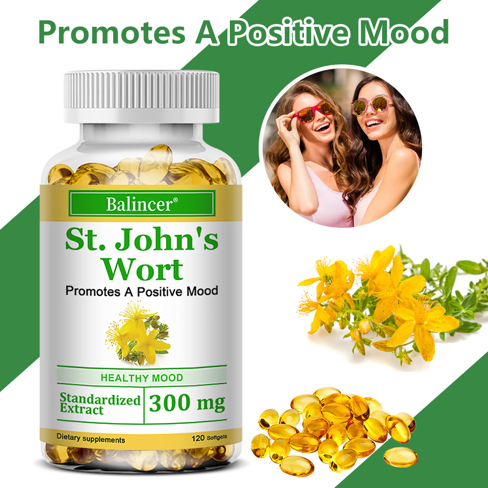 Herbal Wellness Water - St. John's Wort Extract Capsules 300mg,