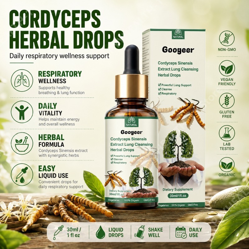 Herbal Wellness Water - Cordyceps Sinensis Extract Herbal Drops Plant