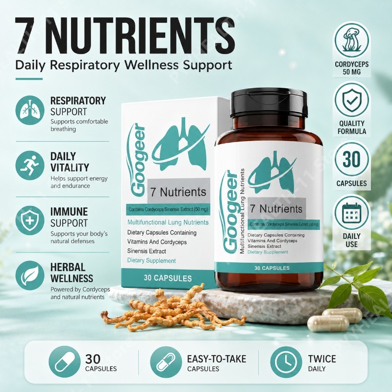 Herbal Wellness In - Cordyceps Sinensis Extract Capsules Herbal Supplement