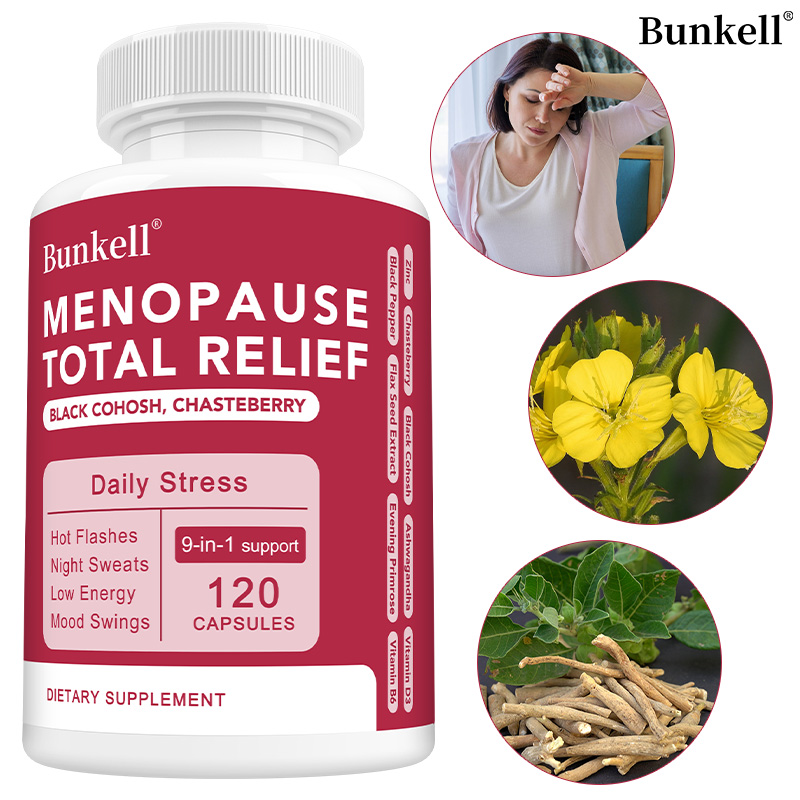 Herbal Wellness Water - Menopause Herbal Capsules - Evening Primrose,