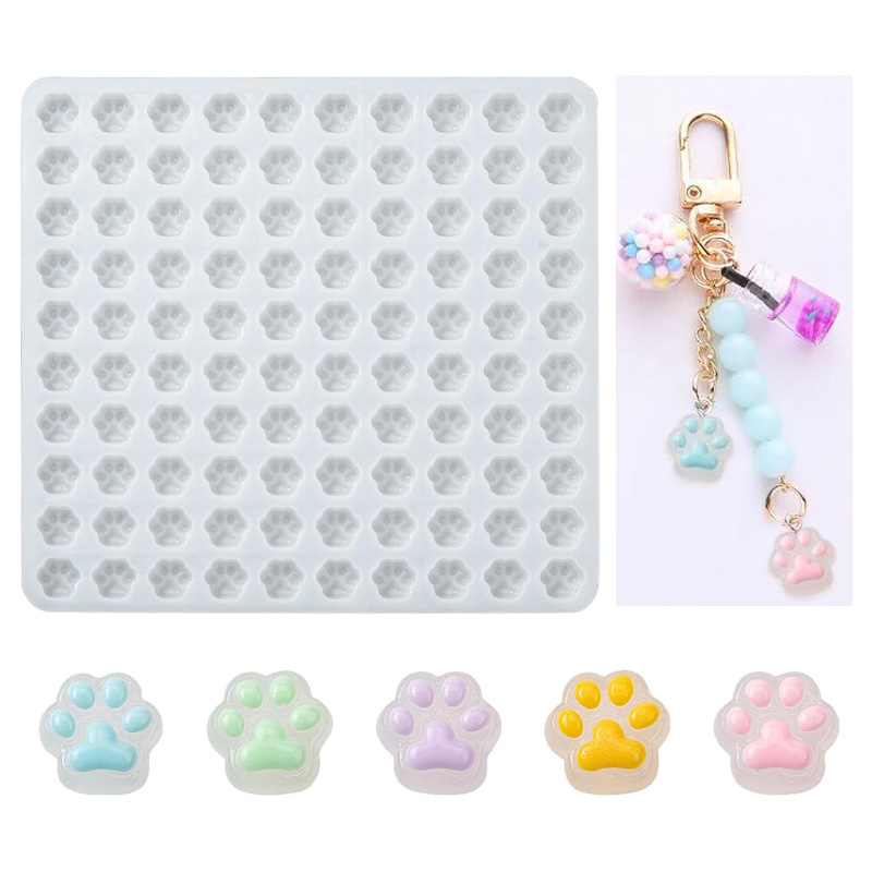 Cat Claw Bark - 100 Cavity Mini Cat Paw Molds
