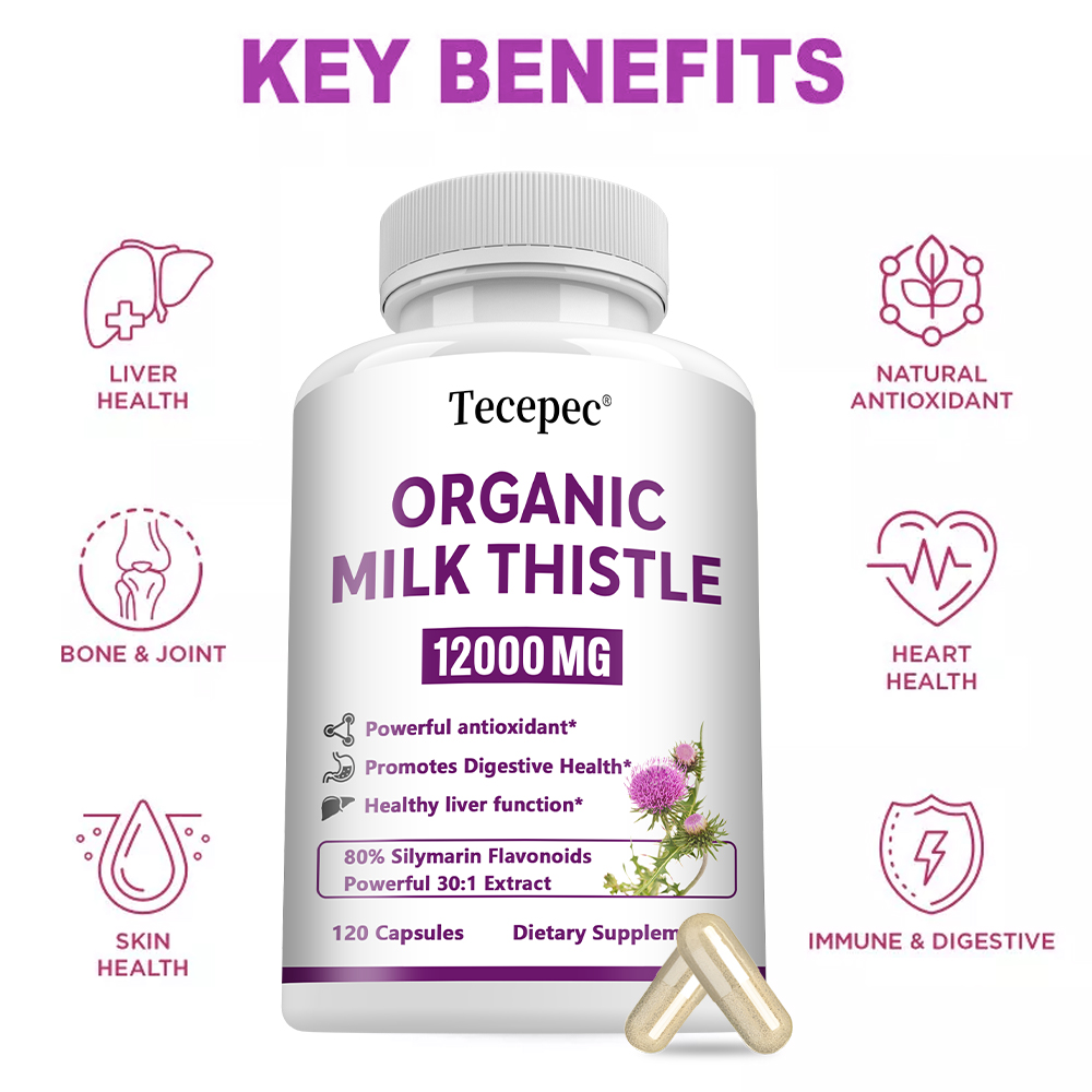 Milk Thistle Extract Capsules, - Herbal Wellness Water ulasan dan harga
