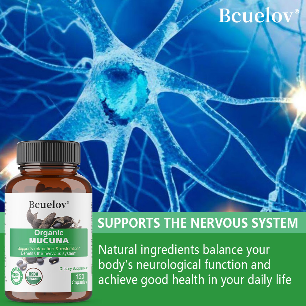 Organic Mucuna Capsules - Supp - Herbal Wellness Water ulasan dan harga