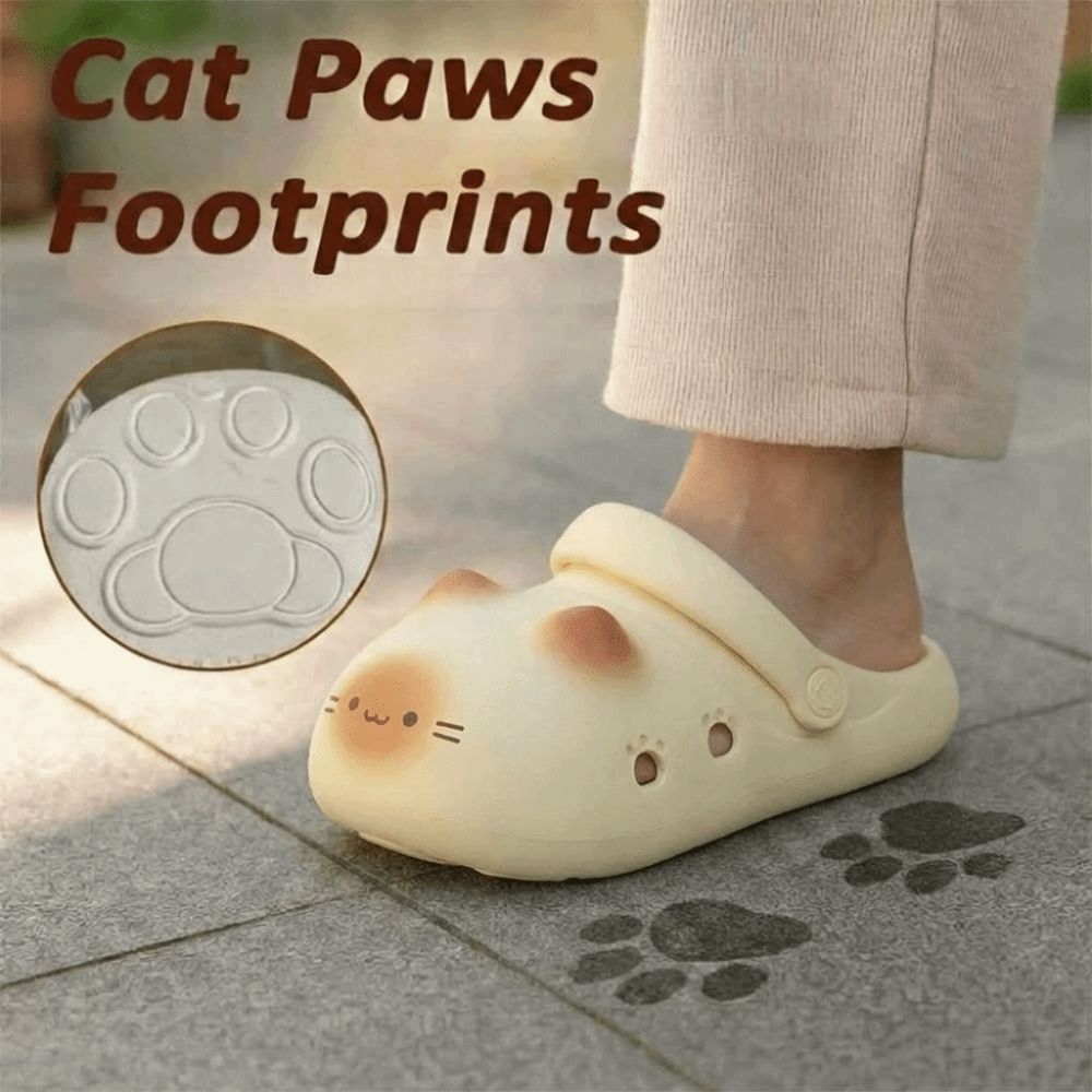 Adorable Waterproof Cat Slippe - Cat Claw Bark ulasan dan harga