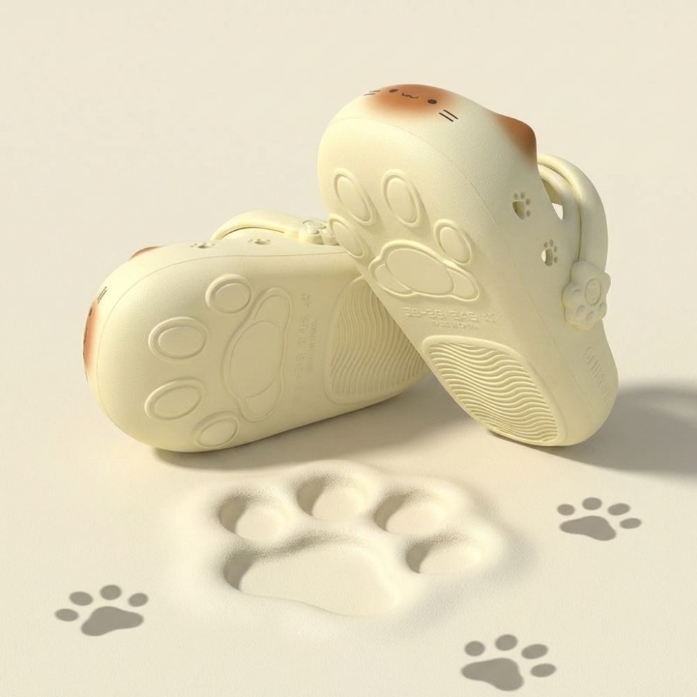 Adorable Waterproof Cat Slippe - Cat Claw Bark ulasan dan harga