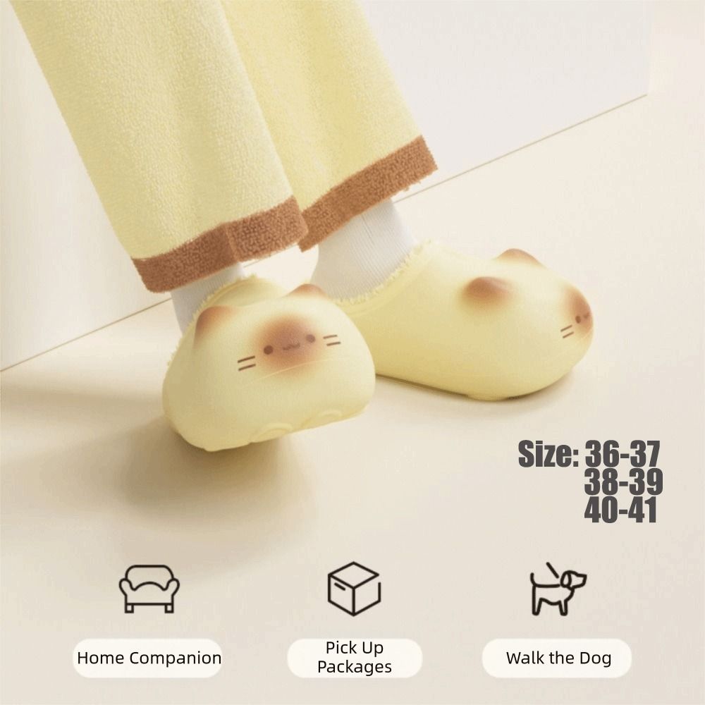 New Waterproof Cat Slippers Bo - Cat Claw Bark ulasan dan harga