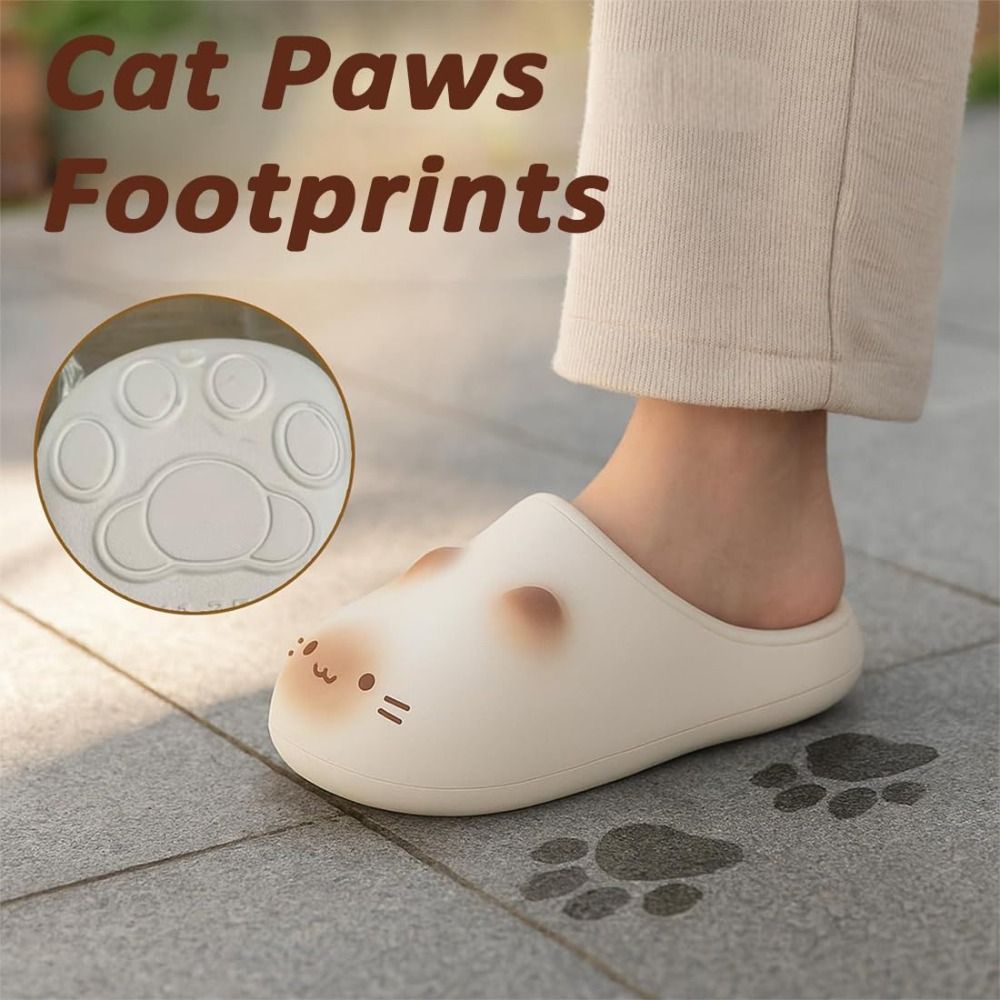 New Waterproof Cat Slippers Bo - Cat Claw Bark ulasan dan harga