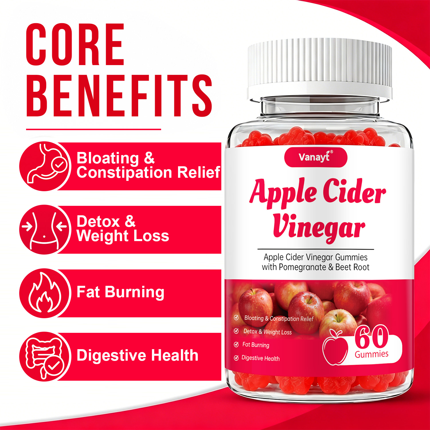 Apple Cider Vinegar Gummies wi - Herbal Wellness In ulasan dan harga