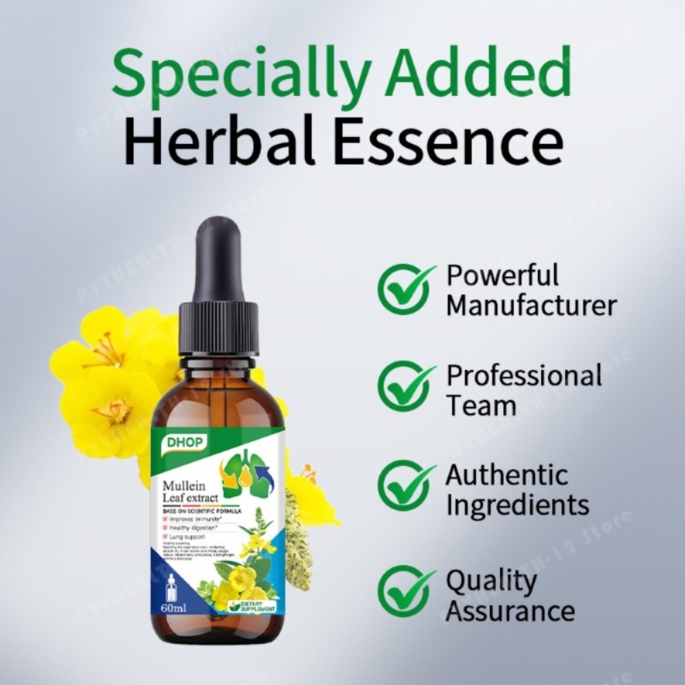 Mullein Leaf Extract Drops 60m - Herbal Wellness In ulasan dan harga
