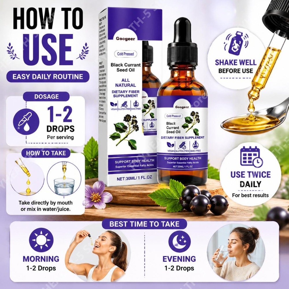 Black Currant Seed Oil Drops 3 - Wellness Herbal Medicine ulasan dan harga