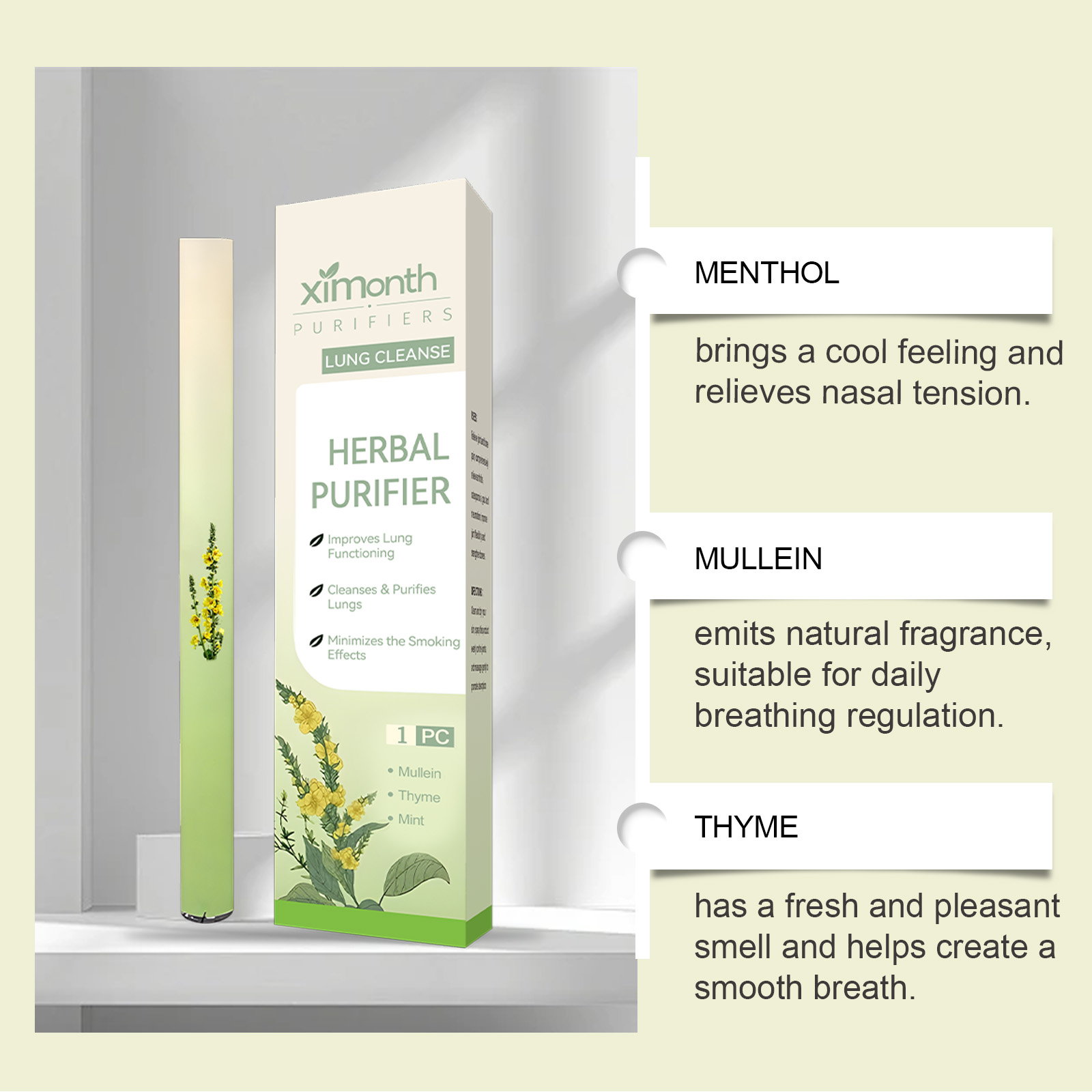 Natural Herbal Breathing Stick - Herbal Wellness In ulasan dan harga