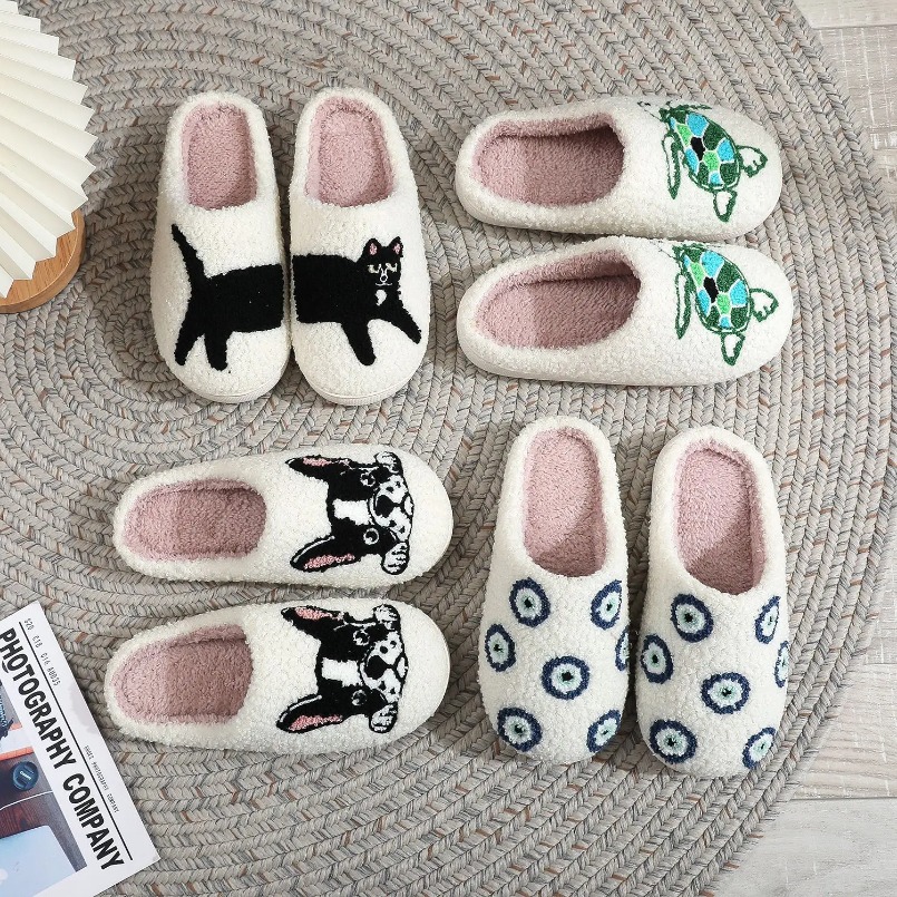 Shark Winter Warm Slipper Wome - Cat Claw Bark ulasan dan harga