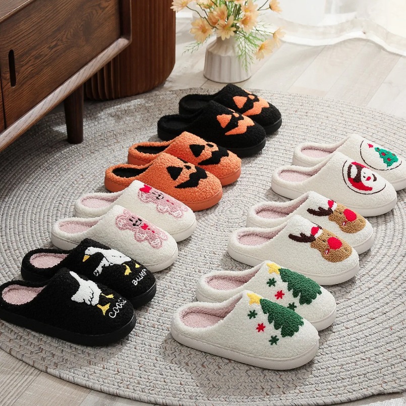Shark Winter Warm Slipper Wome - Cat Claw Bark ulasan dan harga