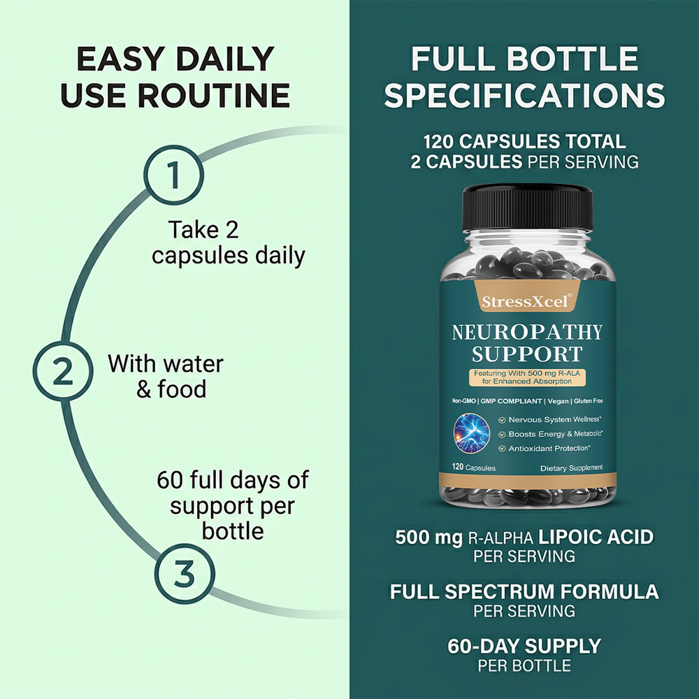 Neuropathy Capsules, Herbal Bl - Herbal Wellness Water ulasan dan harga