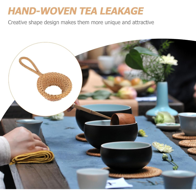 Rattan Tea Strainer Handmade T - Nettle Leaf Tea ulasan dan harga