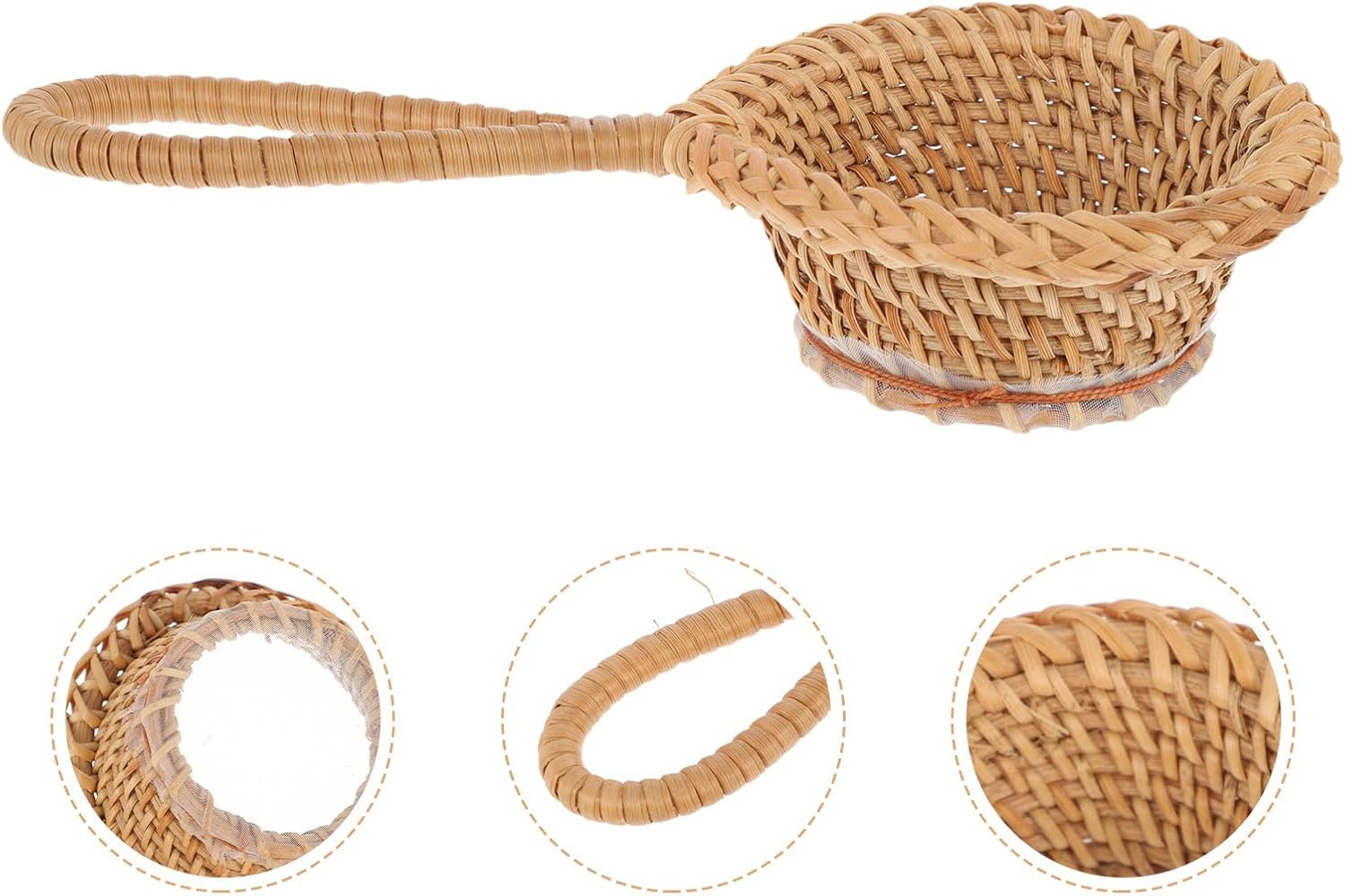 Rattan Tea Strainer Handmade T - Nettle Leaf Tea ulasan dan harga