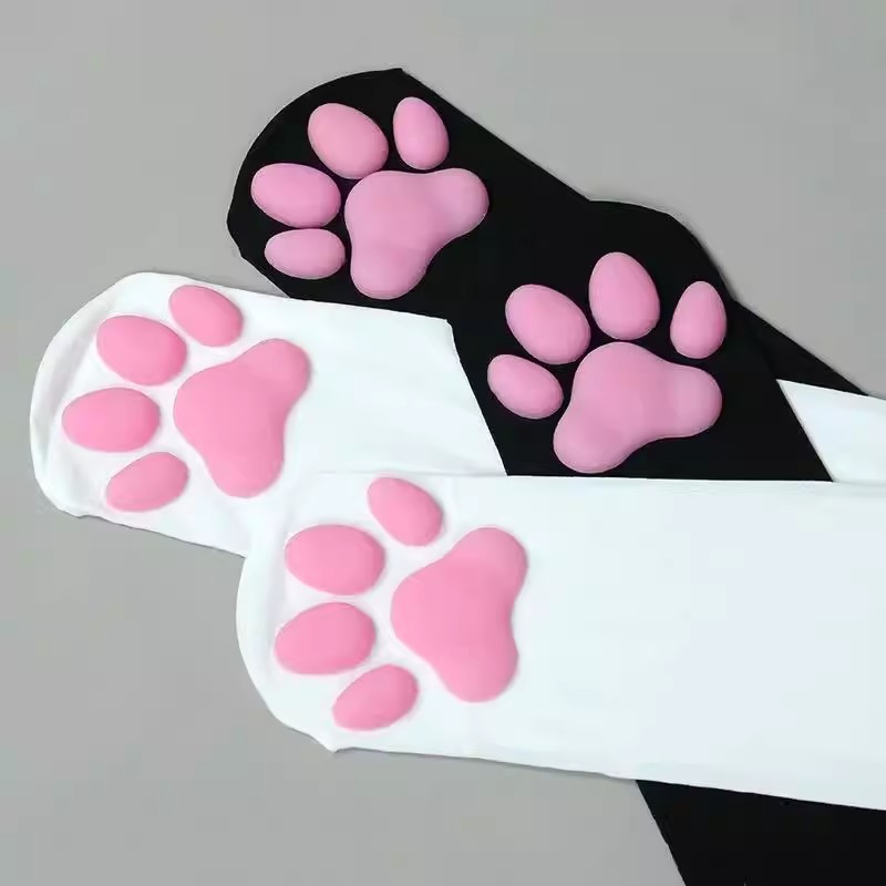 Cat Paw Pad Sock Pink Cute Lol - Cat Claw Bark ulasan dan harga