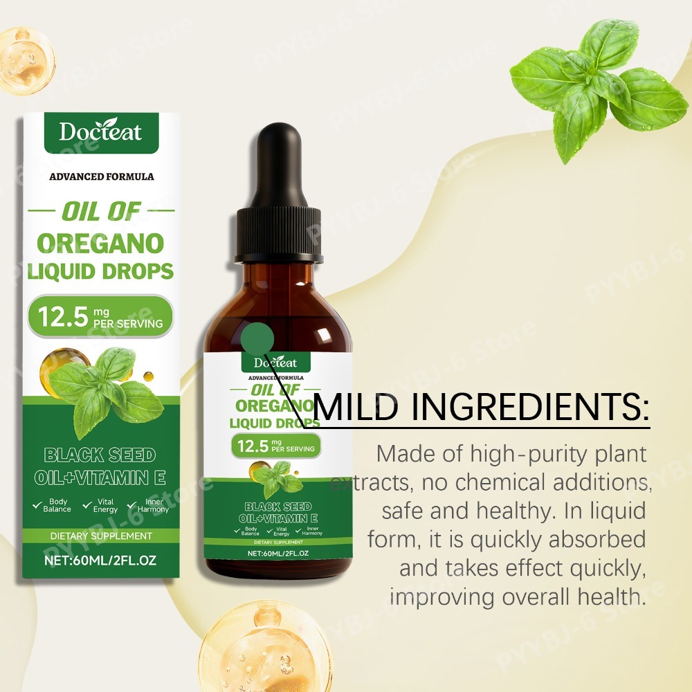Oregano Oil Liquid Drops 60ml  - Herbal Wellness In ulasan dan harga