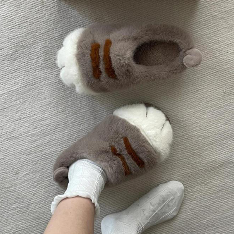Fun Fluffy Cats Feet Slippers  - Cat Claw Bark ulasan dan harga