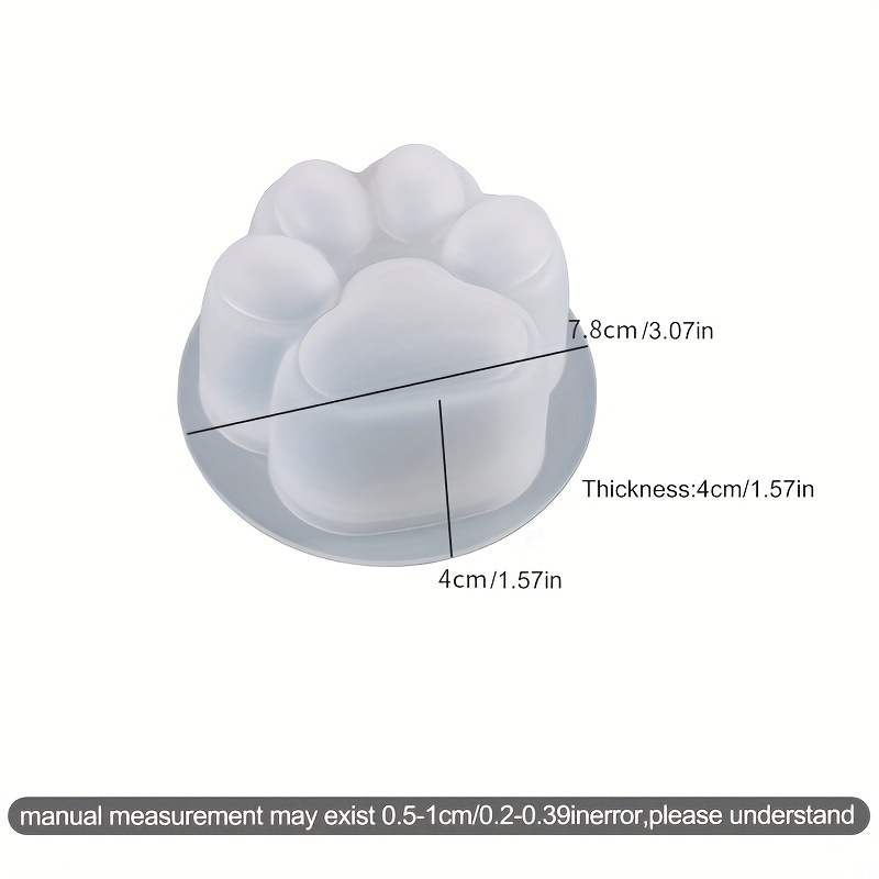 1 Large Cat Paw Silicone Mold， - Cat Claw Bark ulasan dan harga